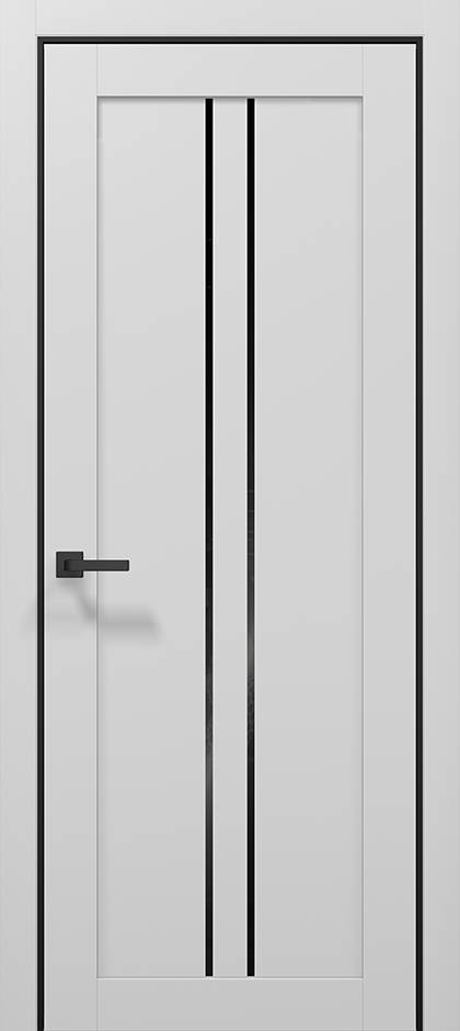 Міжкімнатні двері Папа Карло TETRA Т-02 (BLK)